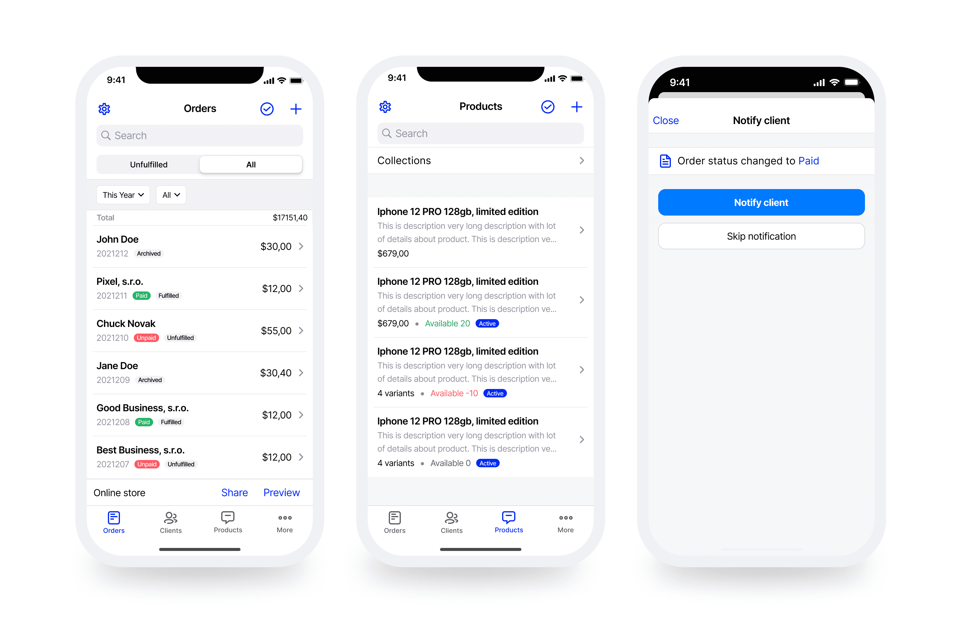 Eccommerce Store app