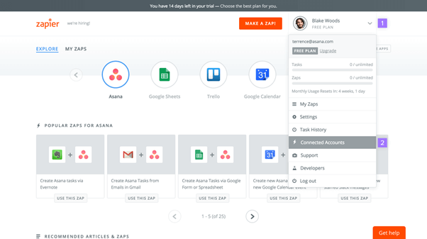 Zapier sync your business apps together