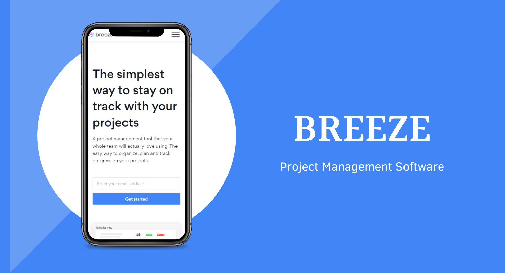 Breeze Saas Project Management Software