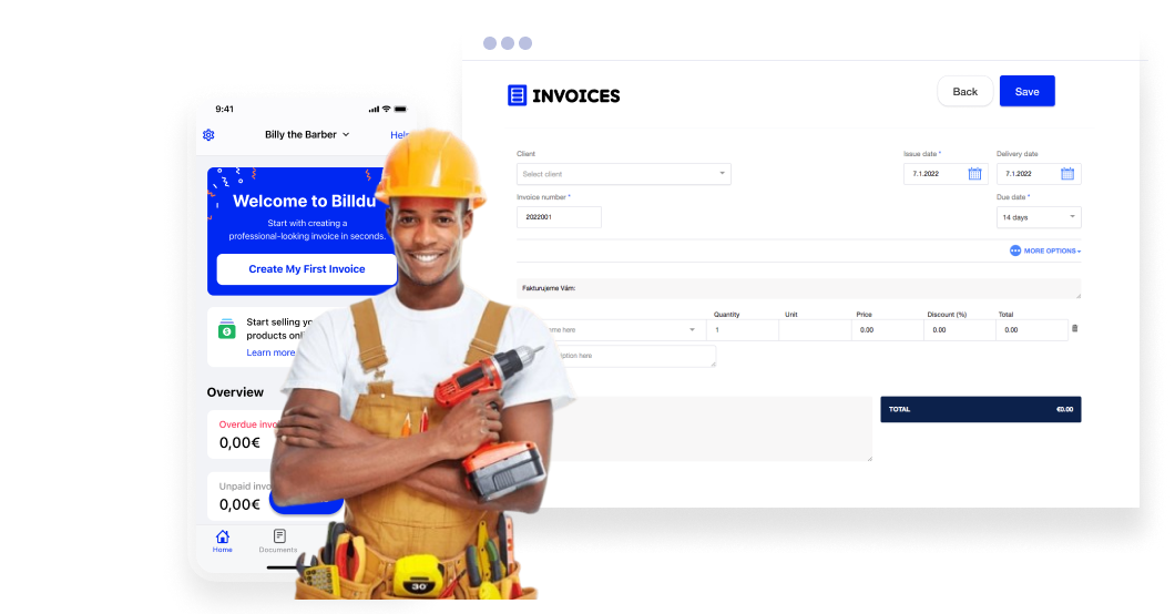 Invoicing software for handyman