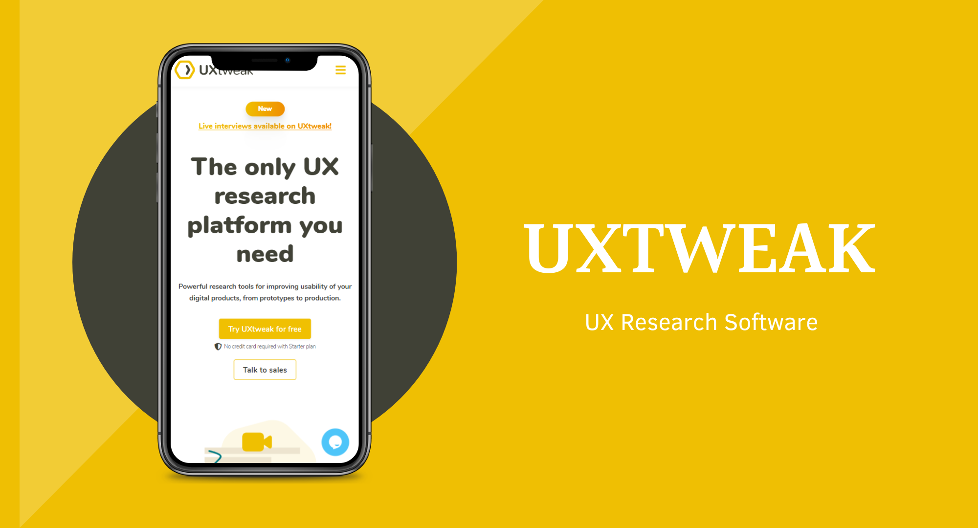 Uxtweak Saas UX Research Software