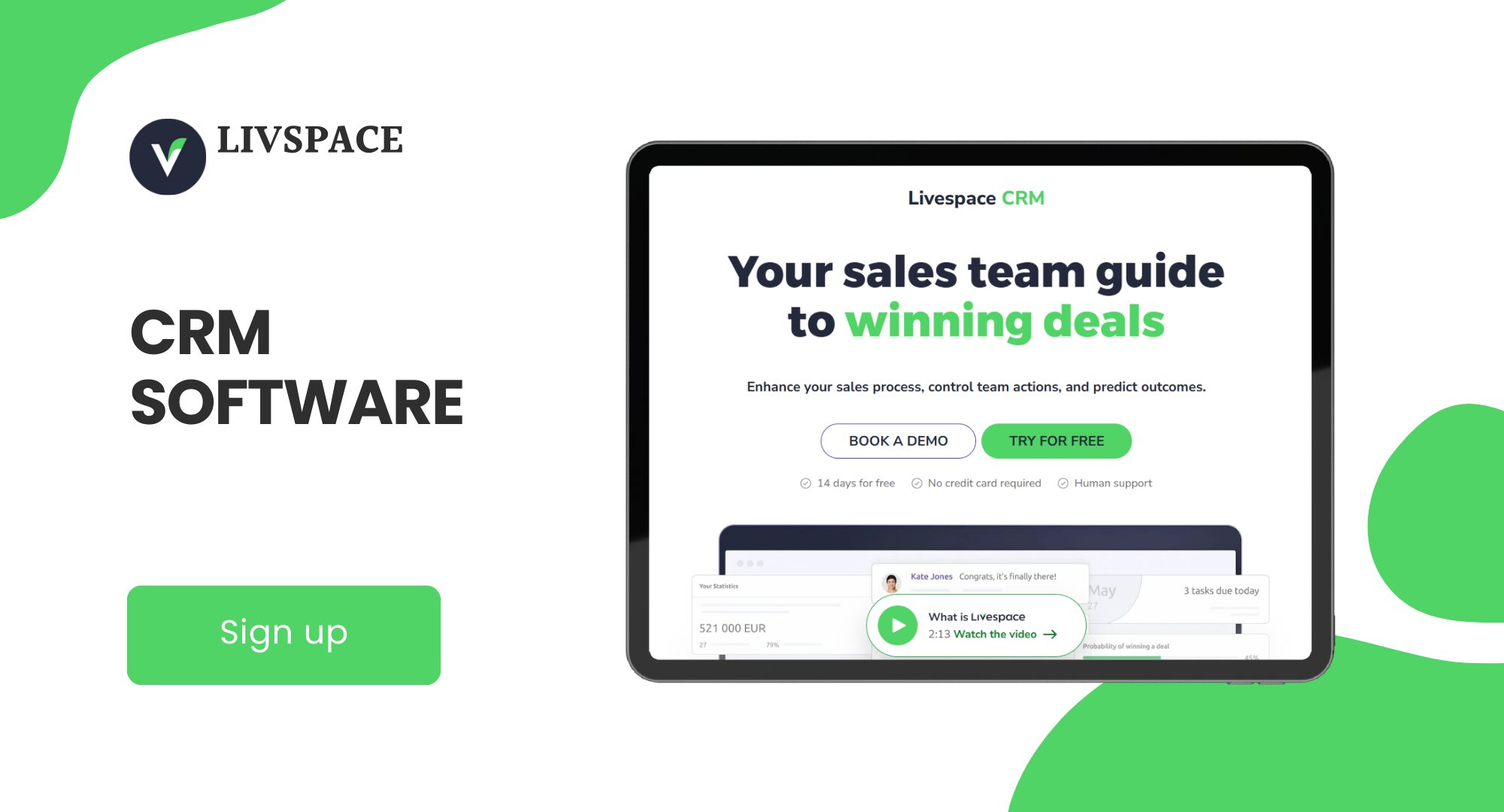 CRM software - Livspace