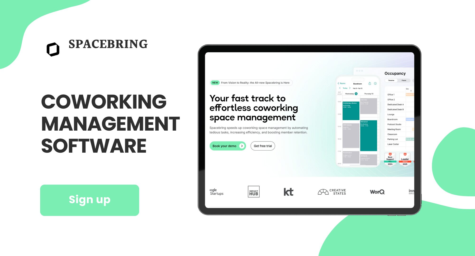 Coworking Management Software - Spacebring