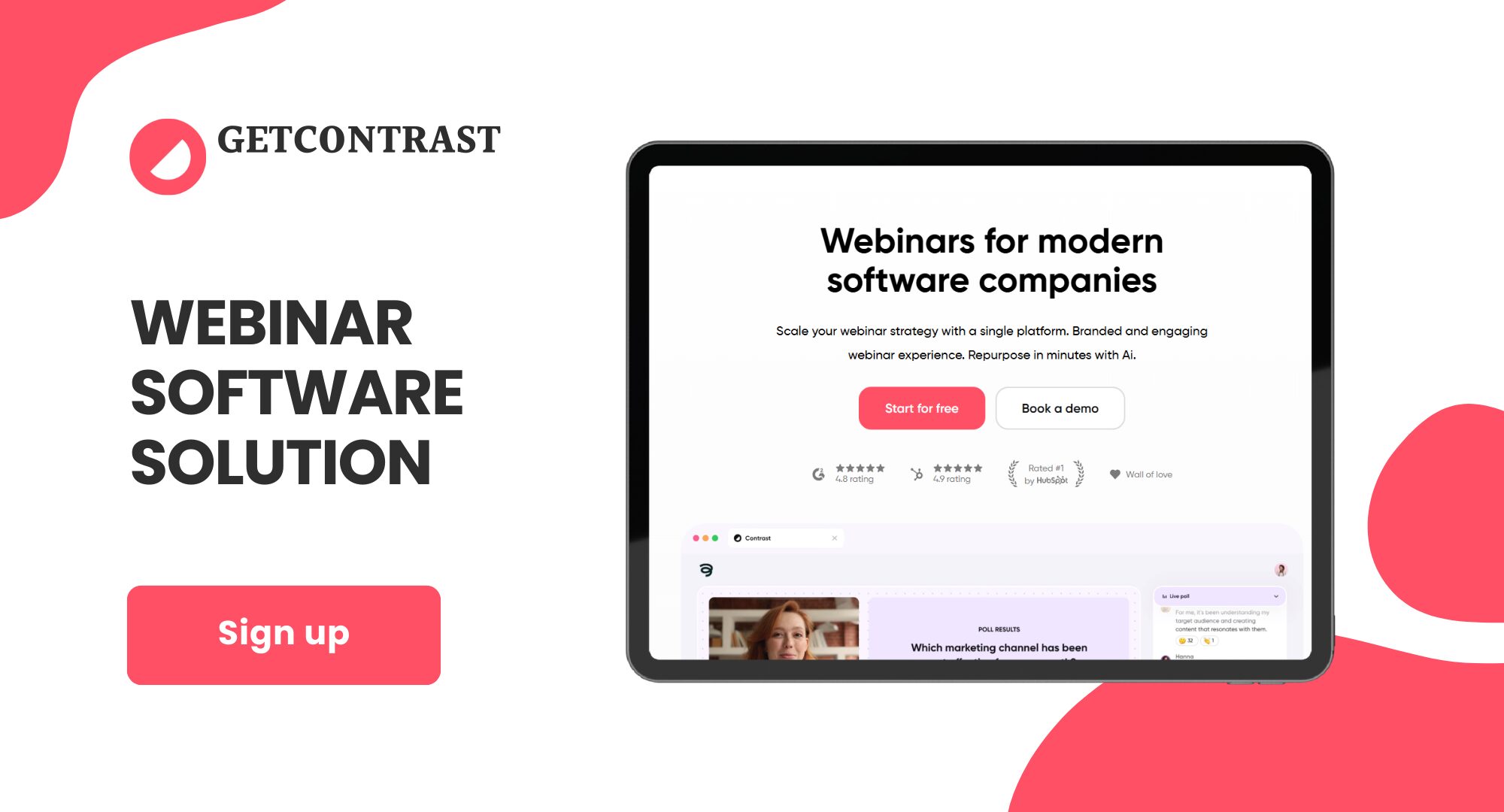 webinar software solution - getcontrast